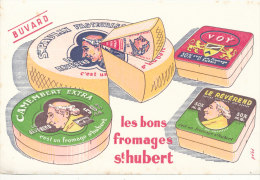 BU 1075 / BUVARD   LES BONS FROMAGES ST HUBERT - Produits Laitiers