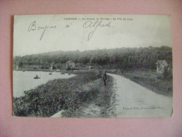 CP PARMAIN    AU DESSUS DU BARRAGE  LE PRE DU LHAY - ECRITE EN 1918 - Parmain