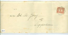 GESCHREVEN BRIEF Uit 1906 Van 's-GRAVENHAGE Naar LOPPERSUM NVPH 51 (8624)) - Cartas & Documentos