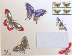 REF LHEN - ESPAGNE ENVELOPPE DE SERVICE NEUVE THEME PAPILLONS .DIMENSIONS 188 X 235 Mm - 1931-....