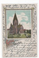 LITHO   GRUSS AUS GÖRLITZ  -  LUTHERKIRCHE    ~  1900 - Goerlitz