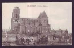 CPA Belgique - BLAESVELT - BLAASVELD - Kerk En Ruinen - Carte Postale  // - Willebrök