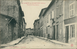69 SAINT LAURENT DE CHAMOUSSET / Vue De La Place Neuve / - Saint-Laurent-de-Chamousset