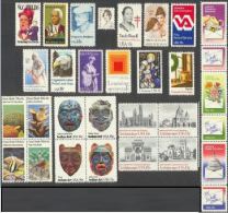 USA 1980 Stamps Year Set  MNH SC 1803-10+1821-43 YV 1267+1273-+1275-80+1281-303 MI 1410+1420-26+1428-51+1458 SG 1777+178 - Full Years