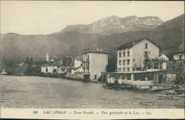 74 LUGRIN / Lac Léman, Tour Ronde, Vue Générale Sur Le Lac / - Lugrin