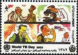 AFH025 Afghanistan 2003 Tuberculosis Day 1v MNH - Afghanistan