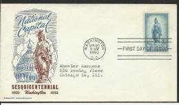 USA - 1950 National Capital First Day Cover - 1941-1950