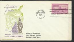 USA - 1950 Legislative Branch  First Day Cover - 1941-1950