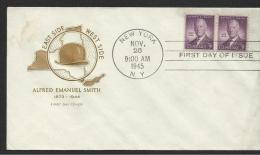 USA - 1945 Alfred Emanuel Smith First Day Cover - 1941-1950