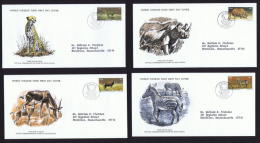 1979  Wildlife Protection Series:    WWF FDCs With Inserts - FDC