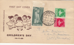 Delcampe - CHILDREN'S DAY, COVER FDC, 1959, INDIA - FDC