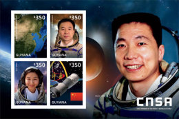 Guyana-2014-Space-Chinese Space Anniversary - Guyana (1966-...)