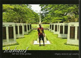 Papua New Guinea Papouasie Nouvelle Guinée CPM Neuve Unused Postcard RABAUL Memorial War Cementry - Papua-Neuguinea