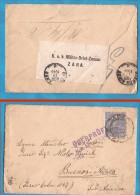 1915  ERSTE WELTKRIEG WW I AUSTRIA  CROATIEN HRVATSKA  ZARA  ZENSUR  LETTER PER SUED AMERICA BUENOS AIRES - WW1 (I Guerra Mundial)