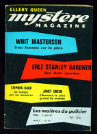 MYSTERE MAGAZINE N°174 : Nouvelles De Whit Masterson, Erle Stanley Gardner, Etc - Juillet 1962 - Opta - Ellery Queen Magazine