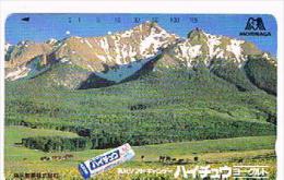 GIAPPONE  (JAPAN) - NTT (TAMURA)  -  CODE 110-011 MORINAGA: MOUNTAINS    -  USED - RIF. 8566 - Montañas
