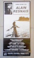 Affiche 53x26 Alain Resnais Festival Cinema Besançon 1982 Tres Rare Bon Etat Livrée Pliée - Affiches & Posters