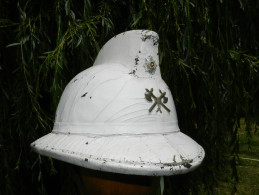 BEL ANCIEN CASQUE POMPIER BELGIQUE 1950  à Voir ............. - Pompieri