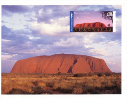 (448) Australia - NT - Uluru $ 20.00 Used Maxi Card - Uluru & The Olgas