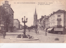 MOLENBEEK : Boulevard Du Jubilé Et église St Rémy - Molenbeek-St-Jean - St-Jans-Molenbeek