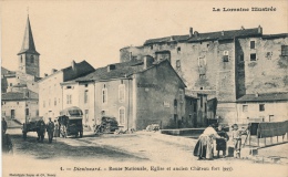 ( CPA 54 )  DIEULOUARD  /  Route Nationale Et Le Château  - - Dieulouard