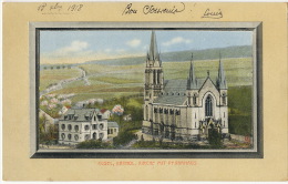 Kusel , Kathol. Kirche Mit Pfarrhaus Edit Tuck Carl Wolf Kusel 1918 - Kusel