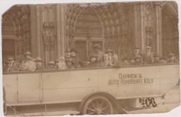 1927,CARTE PHOTO,ALLEMAGNE,GERMANY,RHENANIE DU NORD WESTPHALIE,KOELN,cologne, Transport,DAHMEN´S,AUTO RUNDFAHRT KOLN,rar - Köln