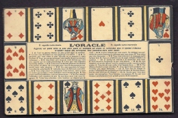 CPA  ANCIENNE FRANCE- L'ORACLE DES CARTES A JOUER- 14 CARTES TIRÉES AVEC INTERPRÉTATI0N- - Spielkarten