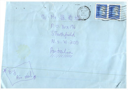 (PF 567) China Hong Kong To Australia Air Mail Letter - 1990´s - Covers & Documents