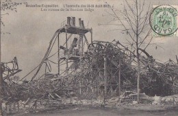 Evènements - Catastrophe Incendie - Bruxelles-Exposition - Décombres - Cachet Postal Gand 1910 - Disasters