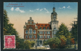 ALLEMAGNE - FALKENSTEIN - Rathaus Mit Bismarkdenkmal - Falkenstein (Vogtland)