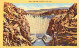 Boulder Dam - Downstream Face, Nevada - Andere & Zonder Classificatie