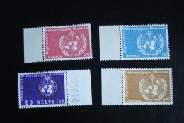 Suisse - Timbres De Service - 100 Ans Météorologie Mondiale - An 1973 - Y.T. 437/440 - Neufs (**) Mint (MNH) Postfrisch - Oficial
