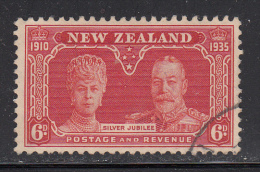 New Zealand Used Scott #201 6p Queen Mary, King George V - Silver Jubilee - Usati