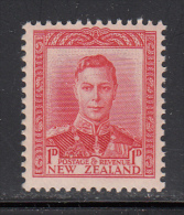 New Zealand MNH Scott #227 1p George VI - Nuovi