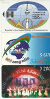 Azerbaijan-(3 Chip Cards)-used+2 Card Prepiad Free - Azerbaiyan