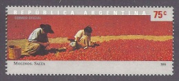 Argentina 2004 Landscapes - Molinos, Salta - Agricolture, People, Traditional Works MNH - Unused Stamps