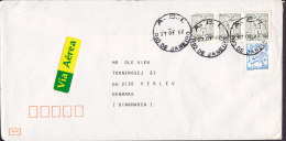 Brazil Via Aérea Label A.B.I. RIO DE JANEIRO 1982 Cover Letra To HERLEV Denmark CONFIDENCIAL Label (2 Scans) - Briefe U. Dokumente