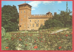 CARTOLINA NV ITALIA - TORINO - Castello Medioevale E Giardini Del Valentino - 10 X 15 - Castello Del Valentino