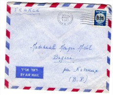 Lettre , ISRAEL , By Air Mail , Tel Aviv-Yafo , 1960 - Cartas & Documentos