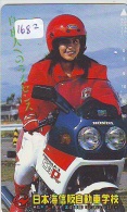 Télécarte Japon * MOTOR * HONDA (1682)  Phonecard Japan * TELEFONKARTE * MOTORBIKE * 110-014 - Motos