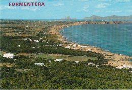 BALEARES FORMENTERA VUE PARTIELLE AU FOND ILE VEDRA ET COTE D'IBIZA - Formentera