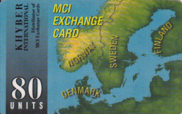 KHYBER 80U  For MCI, Use In Denmark, Finland, Norway, Sweden_ Rare - Otros – Europa