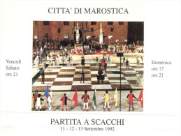 (666) Italy - Marostica Giant Human Chess Board Game - Echecs