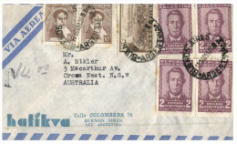 (100) Argentina To Australia Air Mail Cover - 1950´s - Cartas & Documentos