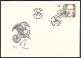 Czech Rep. / First Day Cover (1999/11 A) Praha: Czech Trilobites (Eocrinoidea, Cheirurus Insignis, Hysterolites Nerei) - Fossiles