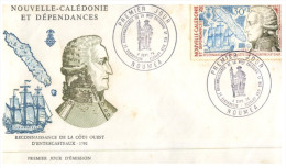 (110) New Caledonia FDC Cover - 1974 - D'entrecasteaux - FDC