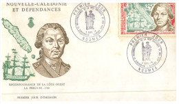 (110) New Caledonia FDC Cover - 1974 -  La Pérouse - FDC