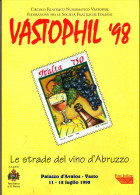 VASTOPHIL  1998 - Libro Di 60 Pagg - "Le Strade Del Vino In Abruzzo" - Altri & Non Classificati