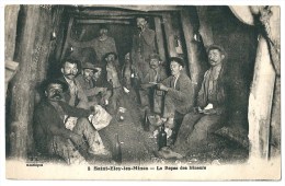 Cpa: 63 SAINT ELOY LES MINES (ar. Riom) Repas Des Mineurs N° 8 - Saint Eloy Les Mines